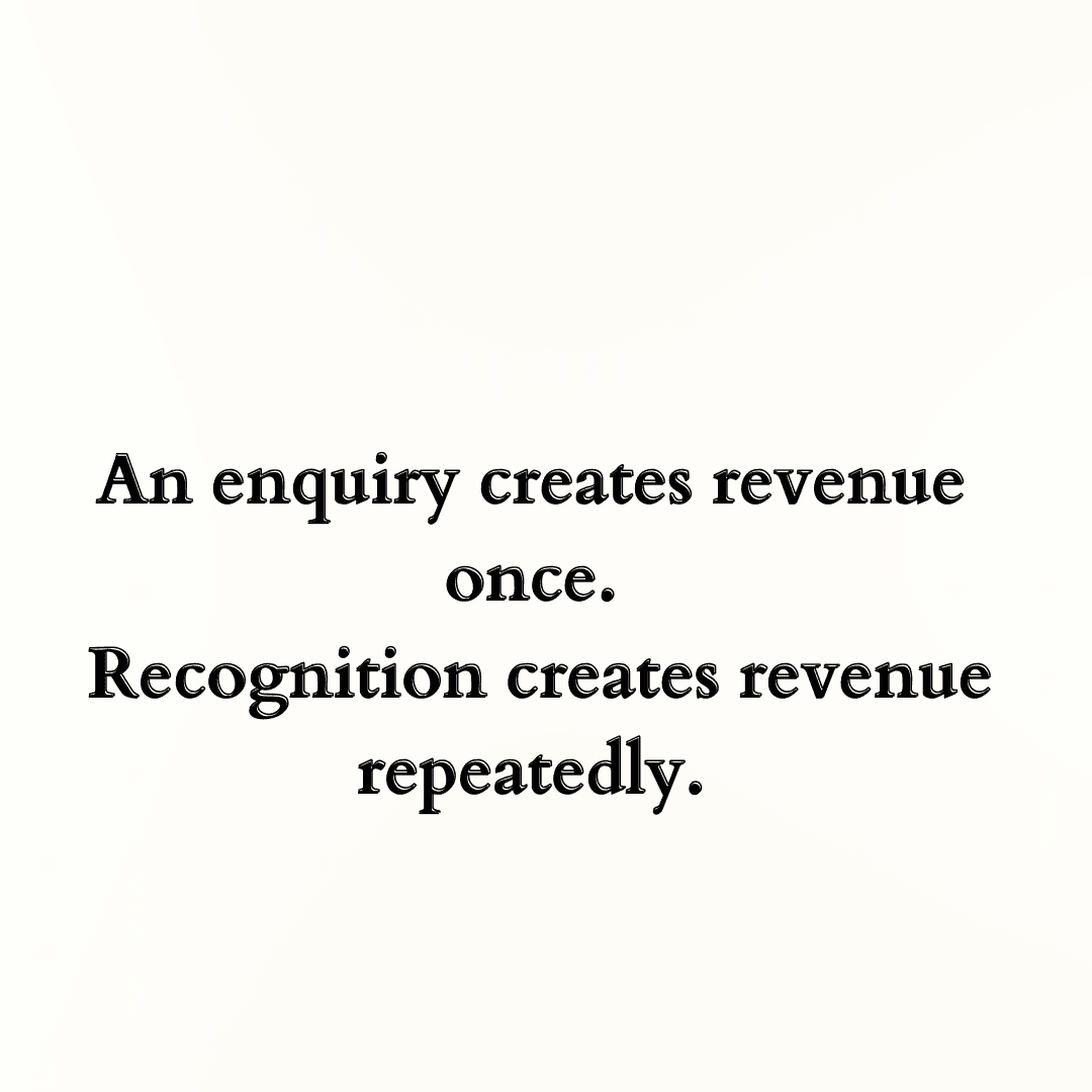 First customer enquiry